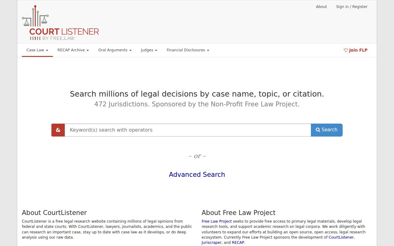 Vernon Parish case search federal docket research through CourtListener